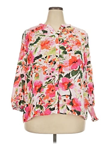 Cynthia Rowley TJX 3/4 Sleeve Blouse (view 1)