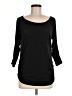 Espresso Black 3/4 Sleeve Top Size M - photo 1