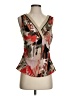 T Tahari 100% Polyester Orange Sleeveless Blouse Size S - photo 1