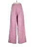 Shein 100% Polyester Tweed Pink Casual Pants Size L - photo 2