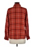 Sanctuary 100% Rayon Plaid Red Long Sleeve Button-Down Shirt Size M - photo 2