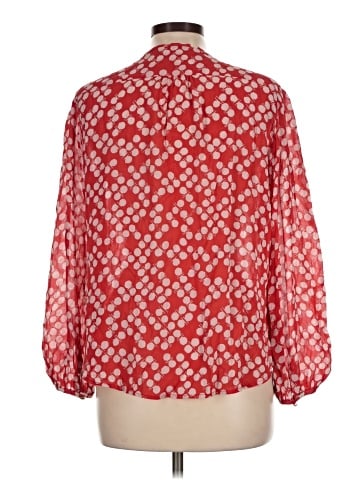 Trina Turk Long Sleeve Silk Top (view 2)