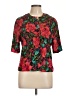 Norton McNaughton Red Short Sleeve Blouse Size 10 - photo 1