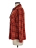 Sanctuary 100% Rayon Plaid Red Long Sleeve Button-Down Shirt Size M - photo 5