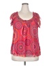 Rafaella 100% Polyester Pink Sleeveless Blouse Size 2X - photo 1