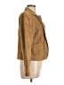 Alfani 100% Leather Tan Blazer Size L - photo 4