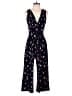 Muse Floral Black Jumpsuit Size S (petite) - photo 1