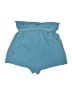 Shein Solid Blue Shorts Size 12 - photo 2