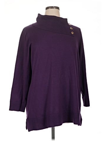 Cable & Gauge Turtleneck Sweater (view 1)
