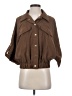 Zara 100% Polyester Brown 3/4 Sleeve Blouse Size S - photo 1