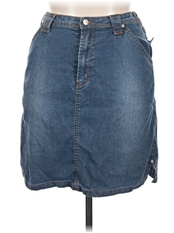 Zoey & Beth Denim Skirt (view 1)