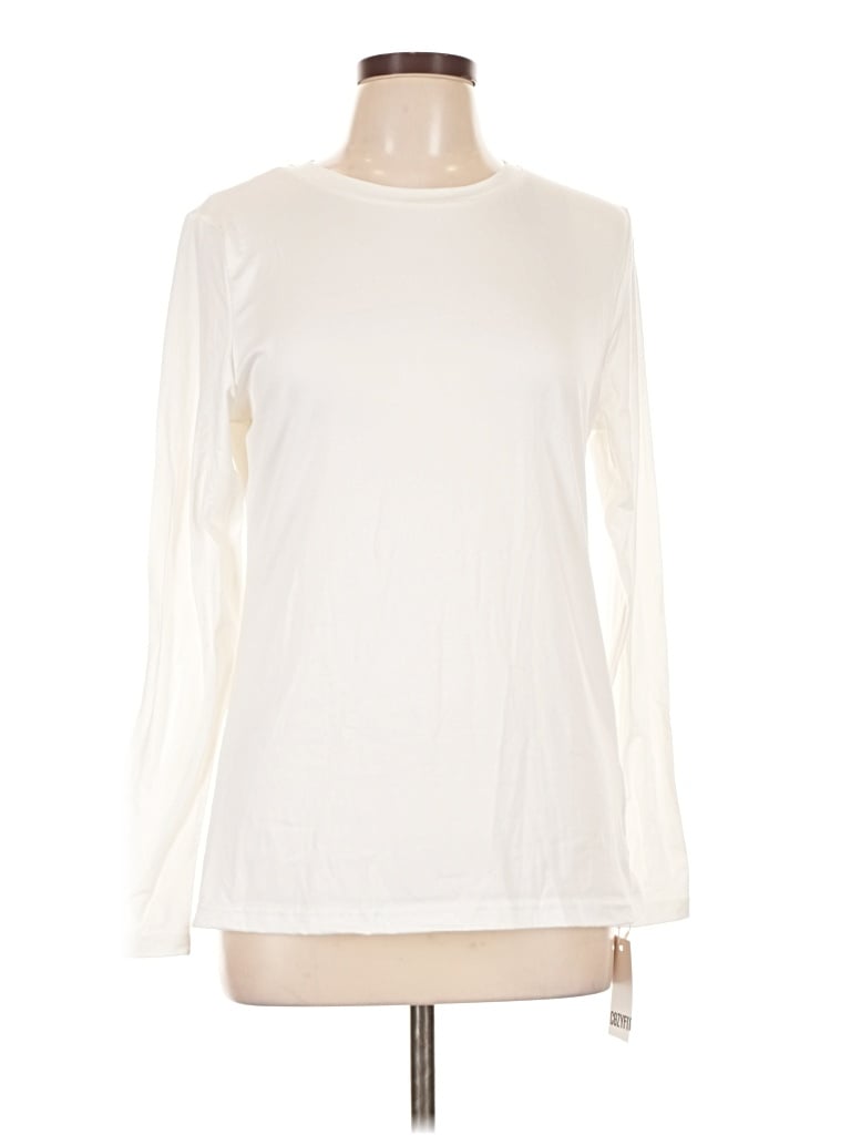 Pre-owned Assorted Brands Long Sleeve T-shirt In Ivory