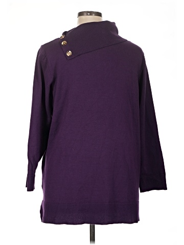 Cable & Gauge Turtleneck Sweater (view 2)