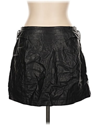 Free People Faux Leather Skirt (view 2)