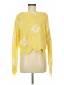 Polly & Esther 100% Acrylic Floral Yellow Pullover Sweater Size S - photo 2