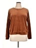 Cable & Gauge Brown Long Sleeve Top Size XL - photo 1