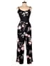 Unbranded Floral Black Jumpsuit Size L (estimated) - photo 1