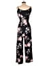 Unbranded Floral Black Jumpsuit Size L (estimated) - photo 2