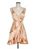 Altar'd State Metallic Tan Cocktail Dress Size M - photo 1