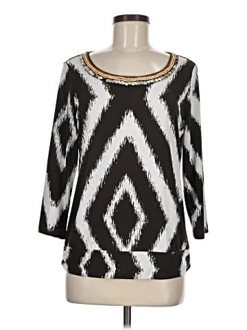 Travelers by Chico's 3/4 Sleeve Blouse (view 1)