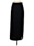 Jil Sander Solid Black Blue Formal Skirt Size EU (IT) 36 / US 0 - photo 1