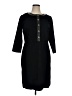 Talbots Black Casual Dress Size 16 Petite - photo 1