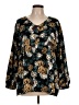 Jodifl 100% Polyester Black Long Sleeve Blouse Size L - photo 1
