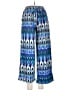 Intriguing Threads Print Blue Casual Pants Size M - photo 1