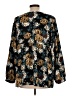 Jodifl 100% Polyester Black Long Sleeve Blouse Size L - photo 2