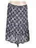 GNW 100% Rayon Paisley Blue Casual Skirt Size L - photo 1
