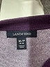 Lands' End 100% Baumwolle Paisley Purple Pullover Sweater Size M (petite) - photo 7