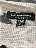 Saks Fifth Avenue 100% Cashmere Animal Print Silver Cashmere Pullover Sweater Size XS - photo 7
