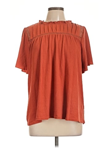 MELLODAY Short Sleeve Blouse (view 1)