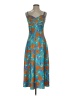 Unbranded Paisley Blue Cocktail Dress Size XS - photo 1