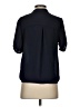 Topshop 100% Polyester Black Short Sleeve Blouse Size 2 - photo 2
