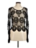 Kendall & Kylie Black Pullover Sweater Size M - photo 1