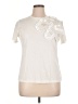 Anewsta Ivory Short Sleeve Top Size XL - photo 1