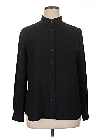 Anne Klein Long Sleeve Blouse (view 1)