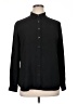 Anne Klein 100% Polyester Solid Black Long Sleeve Blouse Size 14 - photo 1