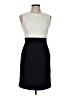 Glam Color Block Ivory Cocktail Dress Size M - photo 1