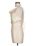 Zara 100% Polyamide Yellow Sleeveless Top Size L - photo 5