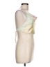 Zara 100% Polyamide Yellow Sleeveless Top Size L - photo 4