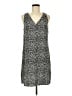 Old Navy Animal Print Black Casual Dress Size M - photo 1