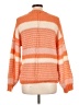 Polagram Stripes Orange Pullover Sweater Size L - photo 2