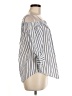 I.N. San Francisco 100% Cotton Stripes Ivory 3/4 Sleeve Blouse Size M - photo 4