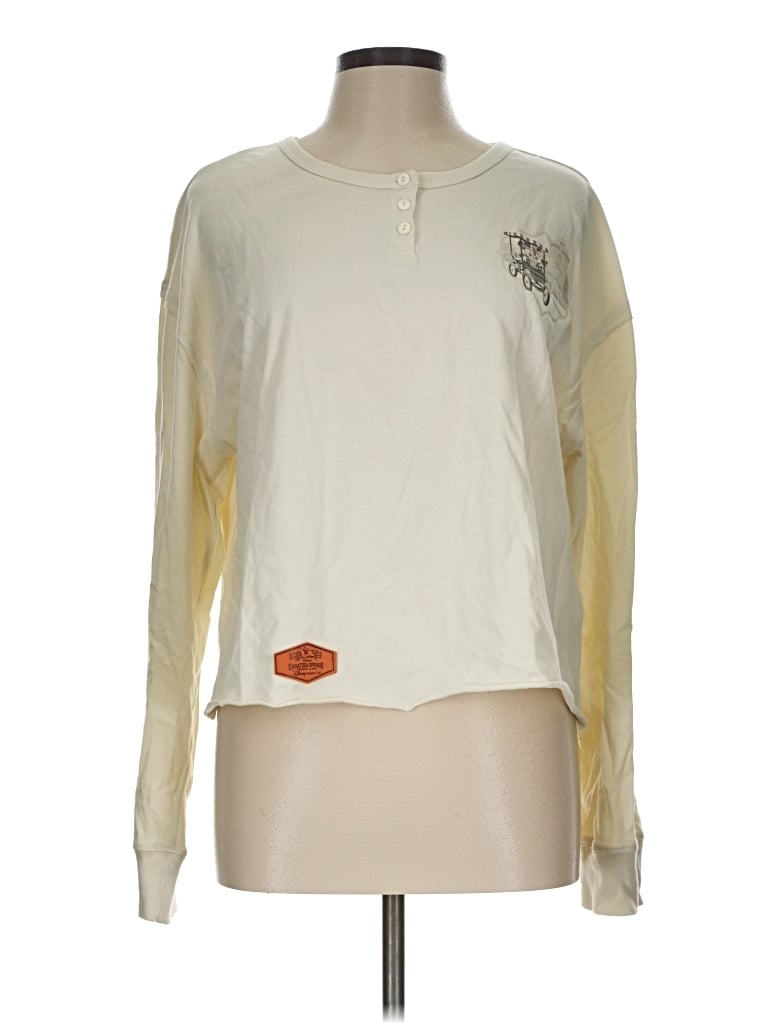 Pre-owned Disney Long Sleeve T-shirt In Ivory