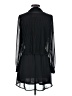 Double Zero 100% Polyester Solid Black Casual Dress Size S - photo 2
