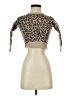J.Crew 100% Wool Animal Print Tan Wool Cardigan Size XXS - photo 1
