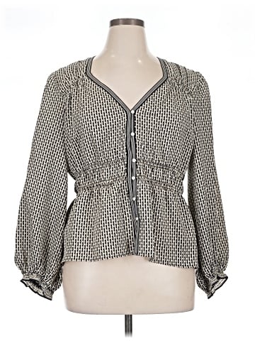 Max Studio 3/4 Sleeve Blouse (view 1)
