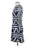 BCBGMAXAZRIA Graphic Blue Casual Dress Size S - photo 5